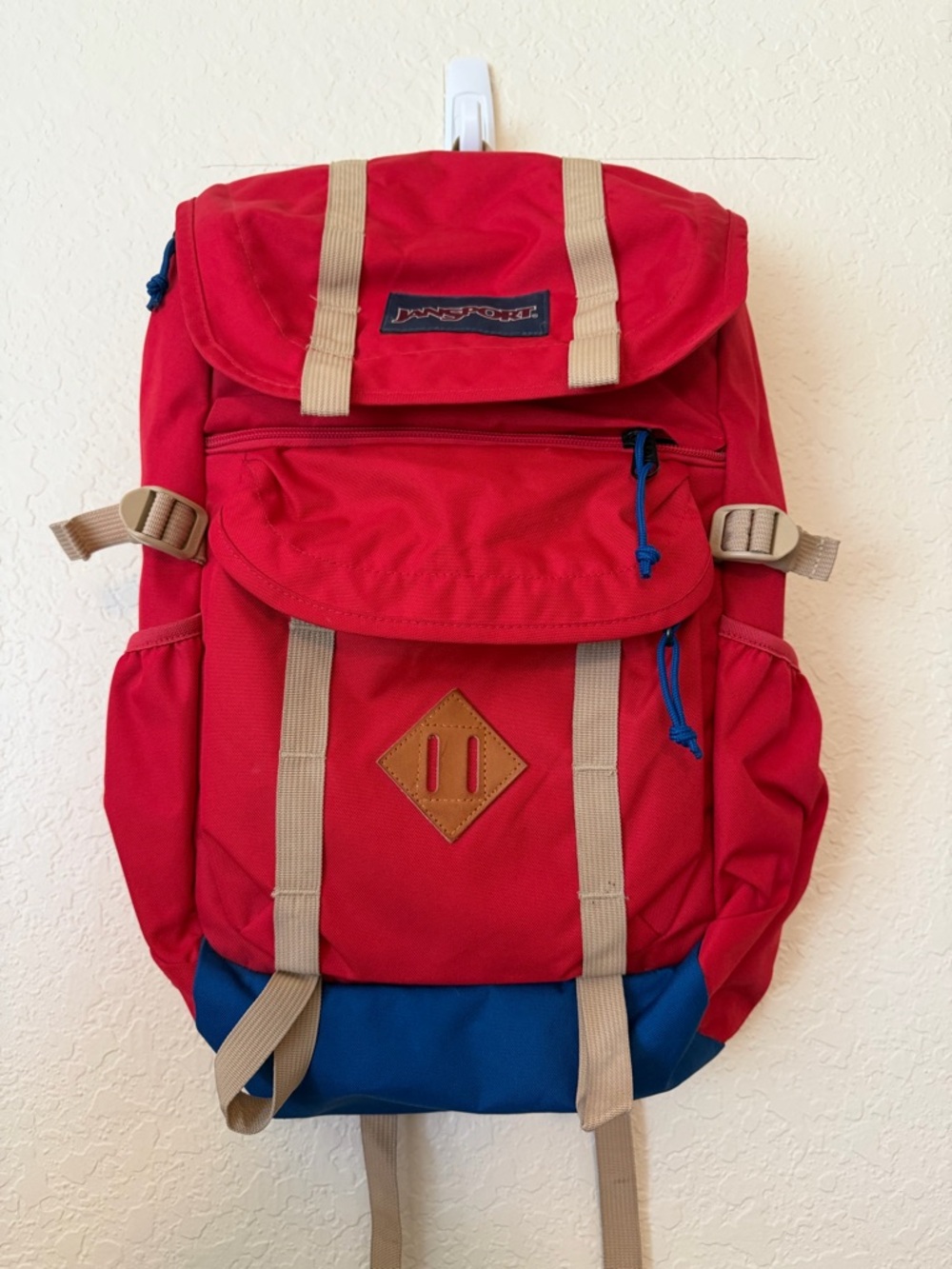 Jansport Red  Javalina laptop backpack